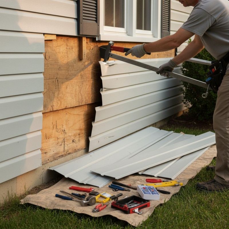 Tin Siding Repair