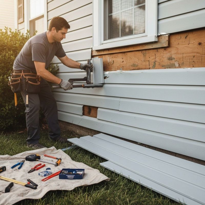 Tin Siding Repair